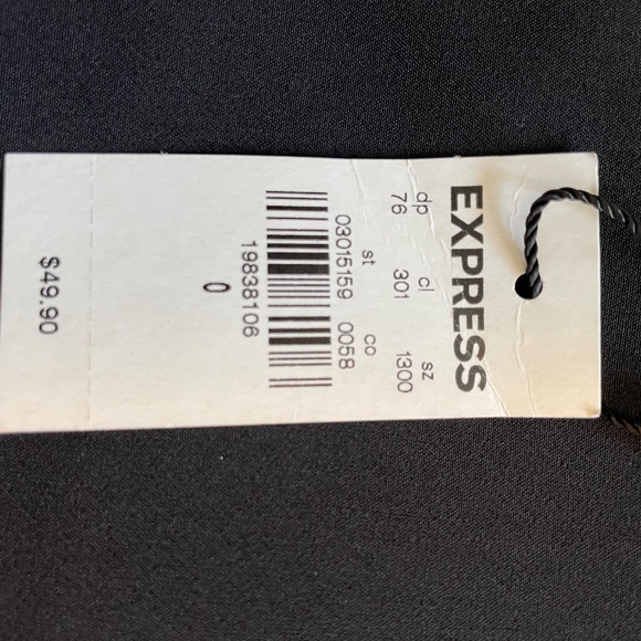 Two Express Shorts, Size 0, NWT and NWOT, Linen and Polyester - Picture 2 of 3